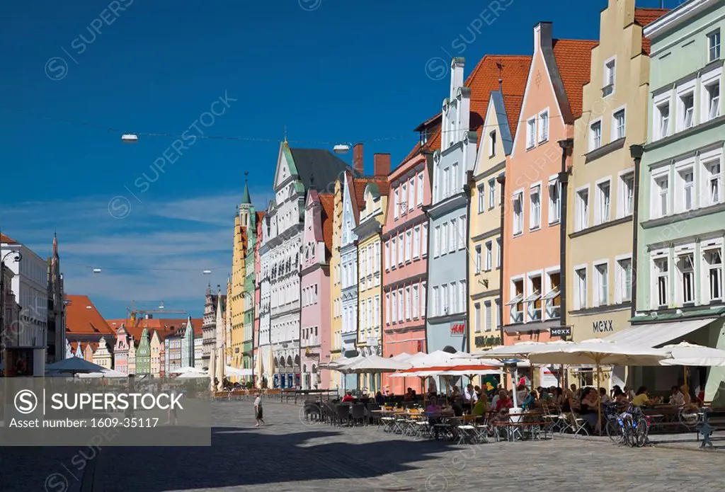 Germany, Bavaria Bayern, Landshut, Altstadt