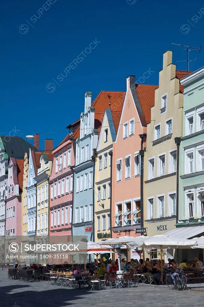 Germany, Bavaria Bayern, Landshut, Altstadt