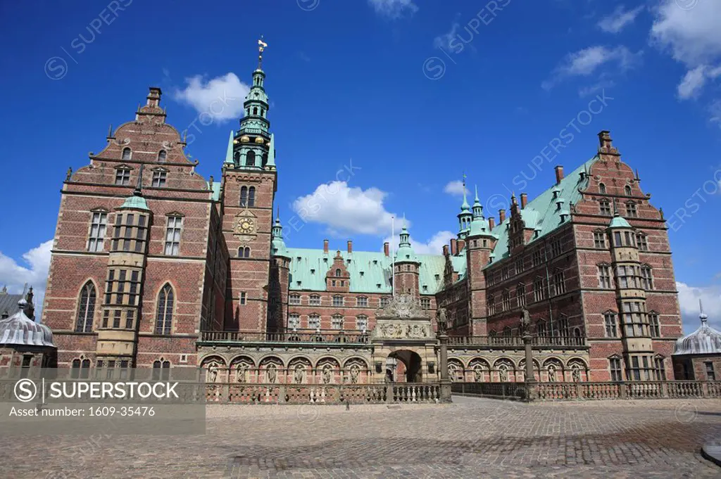 Frederiksborg palace, Hillerod, Copenhagen, Denmark