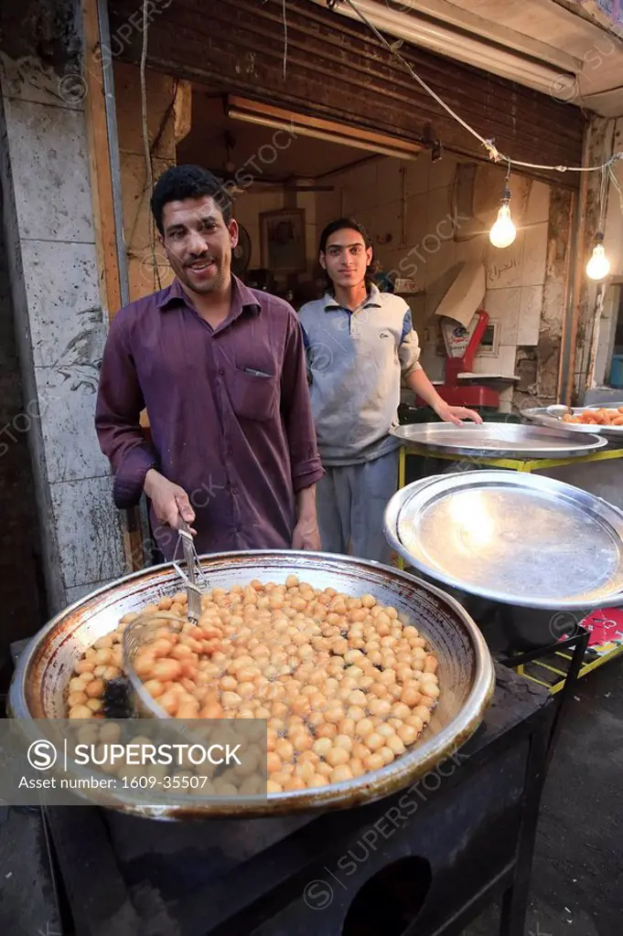 Egypt, Cairo, Islamic Quarter, Food Stall