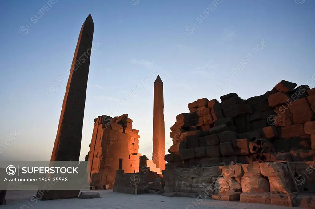 Egypt, Luxor, Karnak, Temple of Amun, Obelisk of Hatshepsut