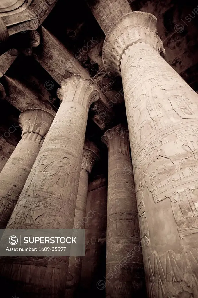Egypt, Edfu, Temple of Orus the Hawk God, Protector of Osiris
