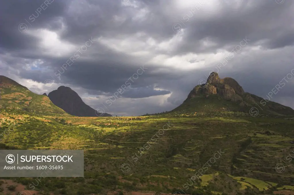 Ethiopia, Aksum, between Aksum & Yeha, Tigray mountains