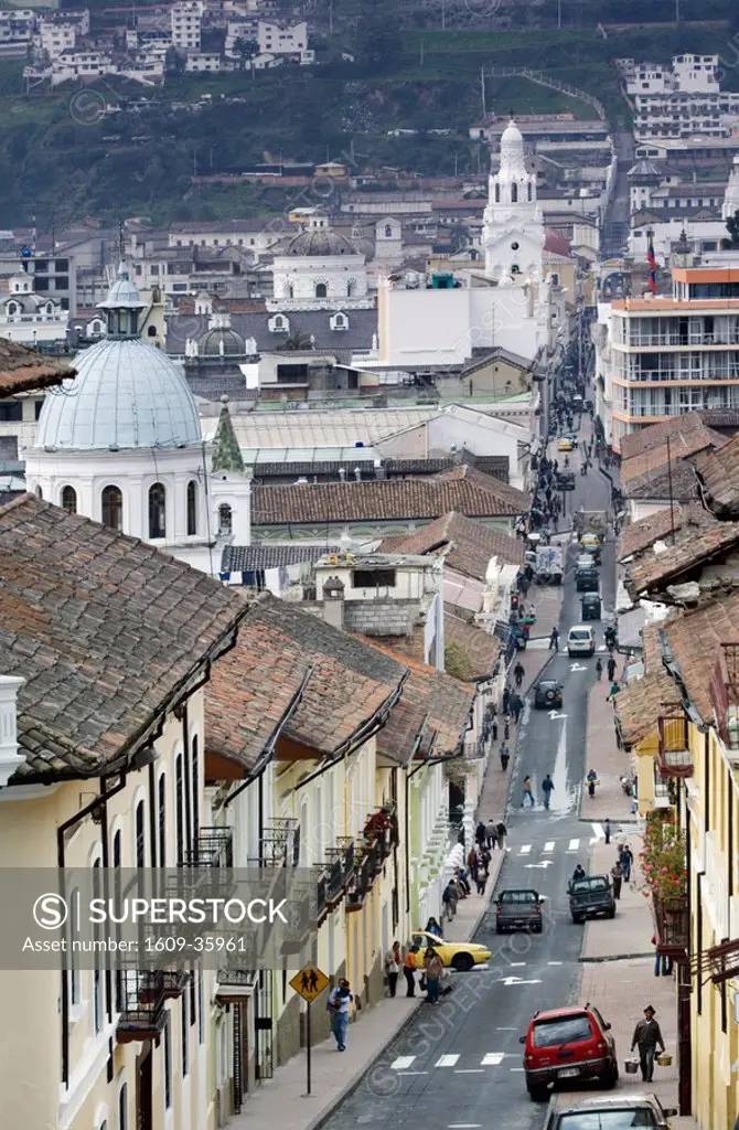 Street of the Seven Crosses, Quito, Ecuador