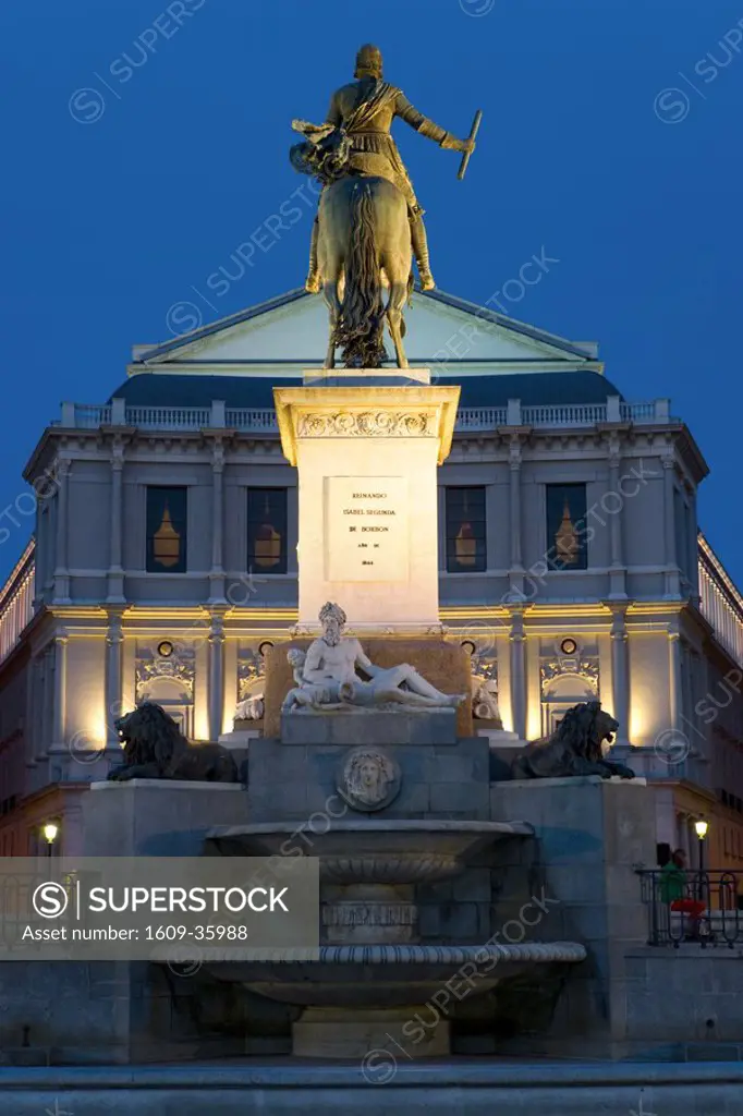 Statue of Philip IV, Plaza de Oriente, Madrid, Spain