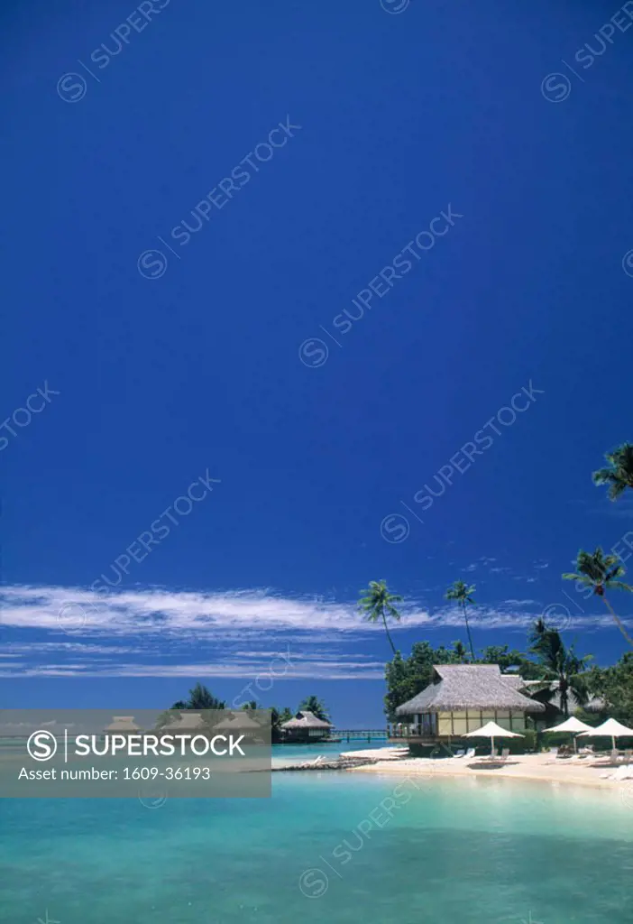 Beach Huts, Moorea, French Polynesia
