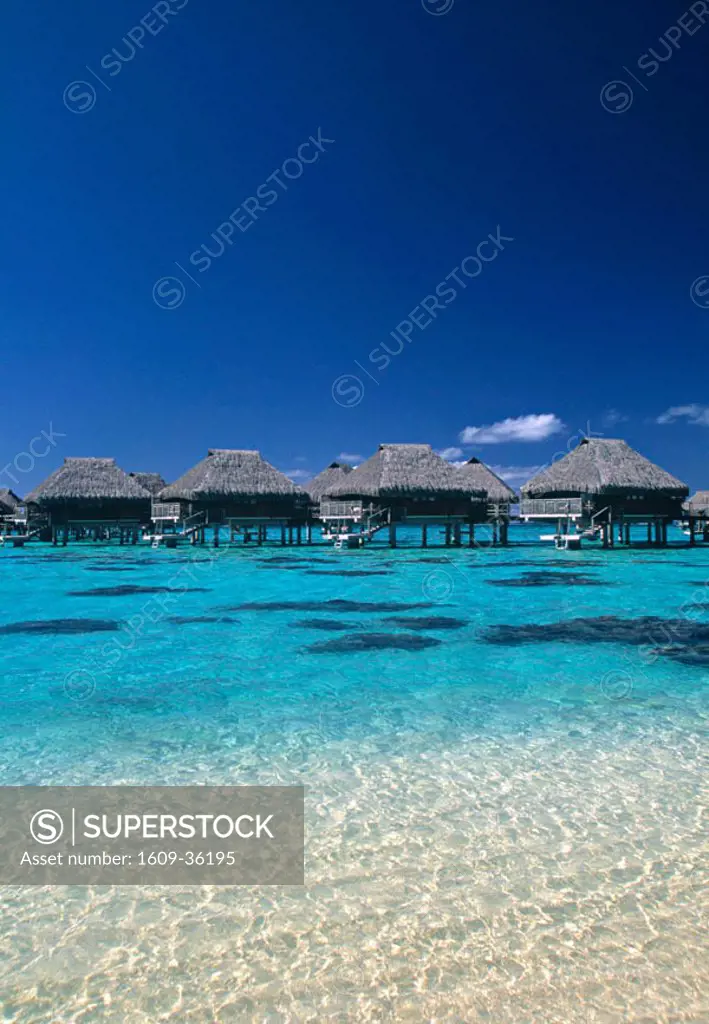 Beach Huts, Moorea, French Polynesia