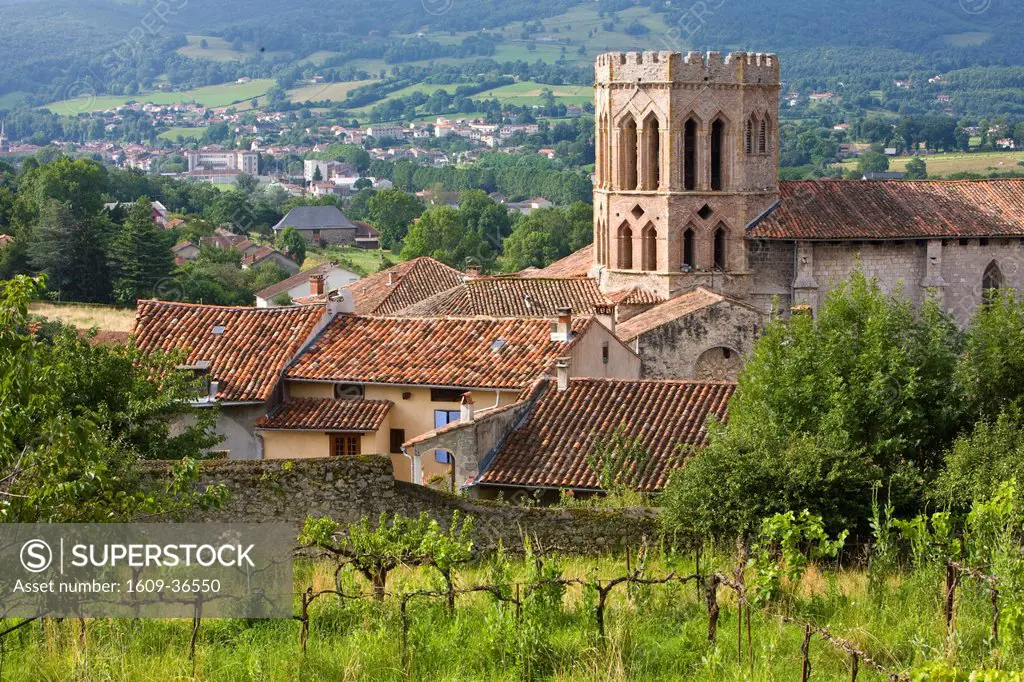 Cathedral St_Lizier, Ariege, Midi_Pyrenees, France