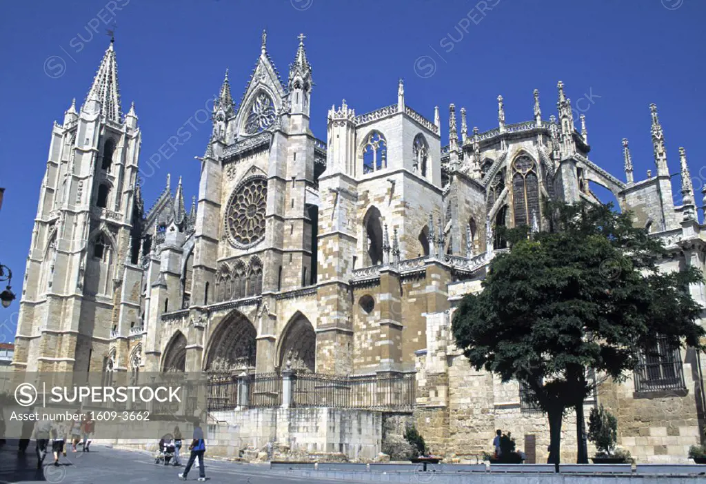 Leon Cathedral, Castilla y Leon, Spain