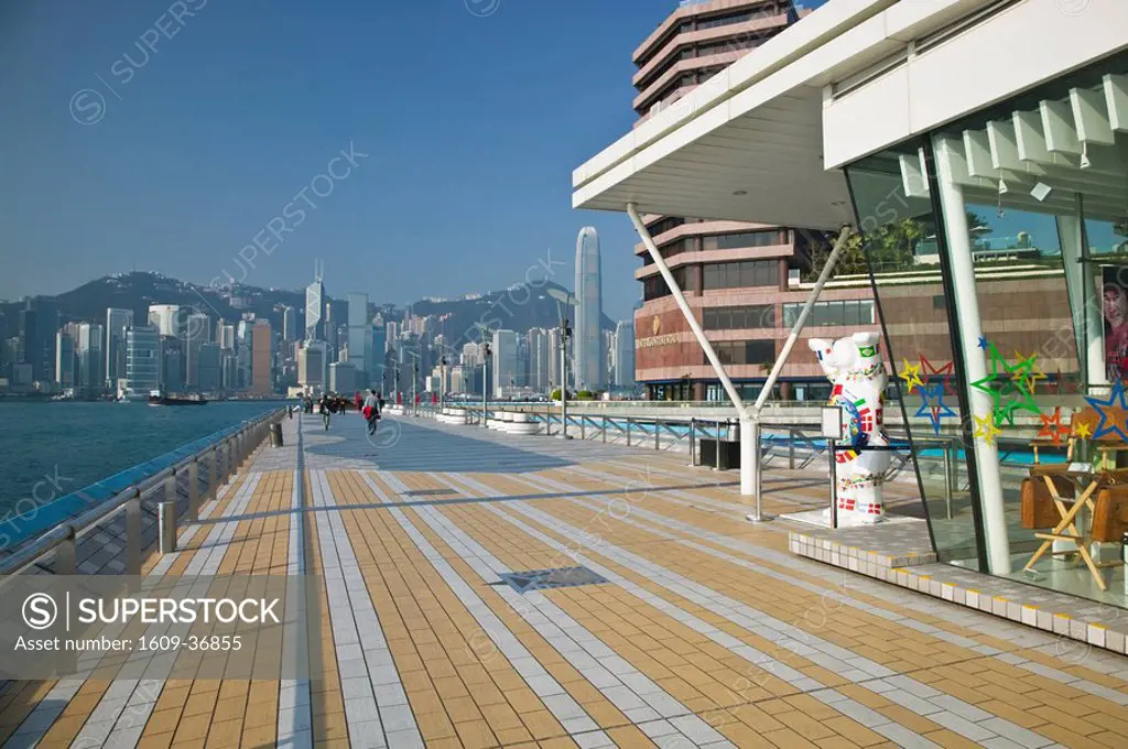 China, Hong Kong, Kowloon, Victoria Harbour, Avenue of the Stars, Chinese Film Walk of Fame