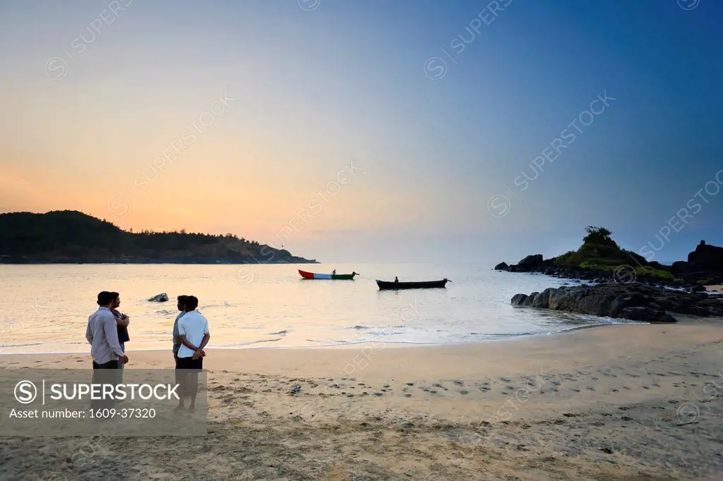 Fishermen, Om Beach, Gokarna, Kerala, India