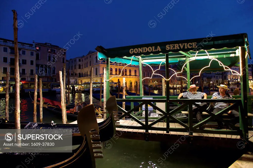 Gondoliers, Grand Canal, Venice, Italy