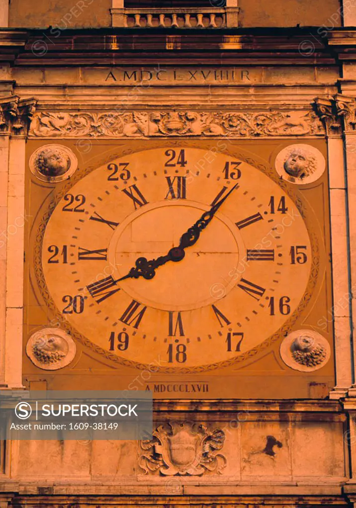 Town Hall Clock, Modena, Emilia-Romagna, Italy