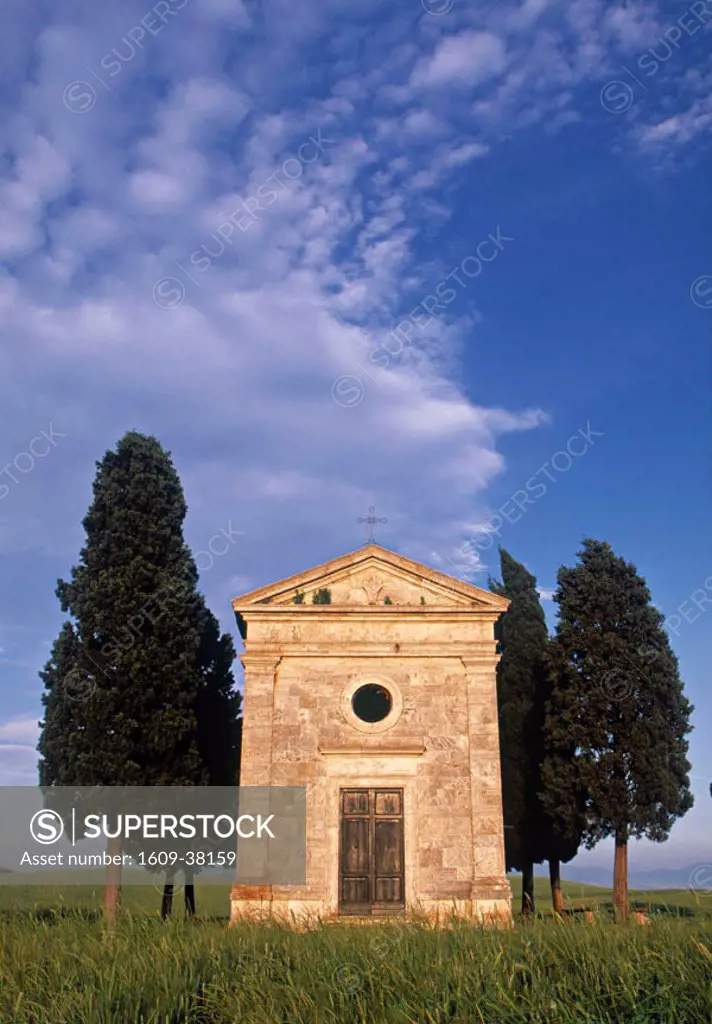 Chapel San Quirico d´ Orcia, Tuscany, Italy