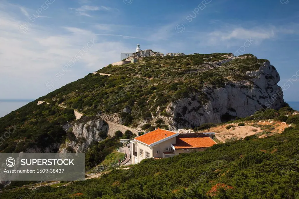 Italy, Sardinia, Western Sardinia, Alghero, Capo Caccia lighthouse