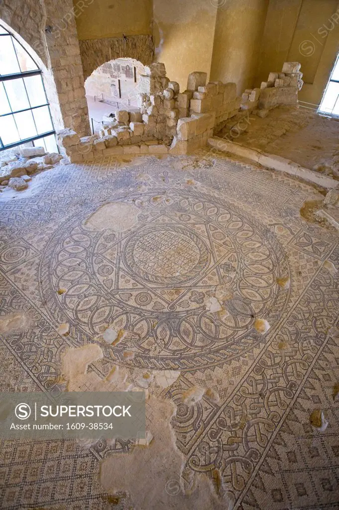 Hippolytus Hall 6th century Byzantine Villa, Archaeological Park, Madaba, Jordan