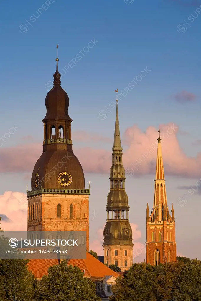 Dome Cathedral, St. Peter´s & St. Saviour´s Churches, Riga, Latvia