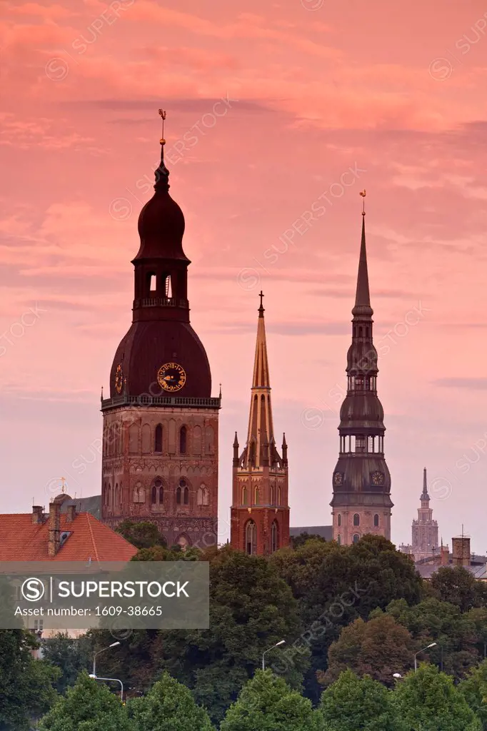 Dome Cathedral, St. Peter´s & St. Saviour´s Churches, Riga, Latvia