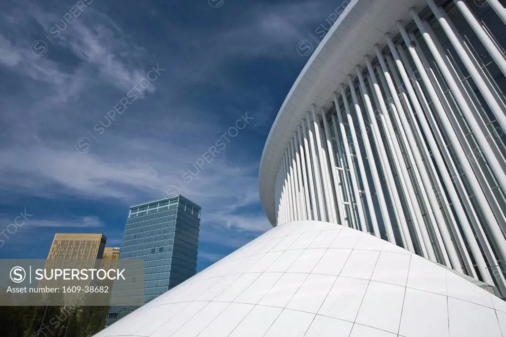 Luxembourg, Luxembourg City, Kirchberg Plateau, Philharmonie Luxembourg Grande_Duchese Josephine_Charlotte, concert hall