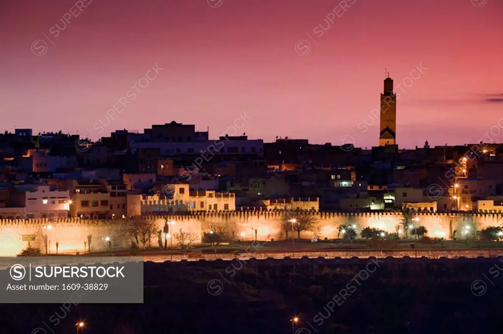 View of the Medina (Old City), Meknes, Morocco