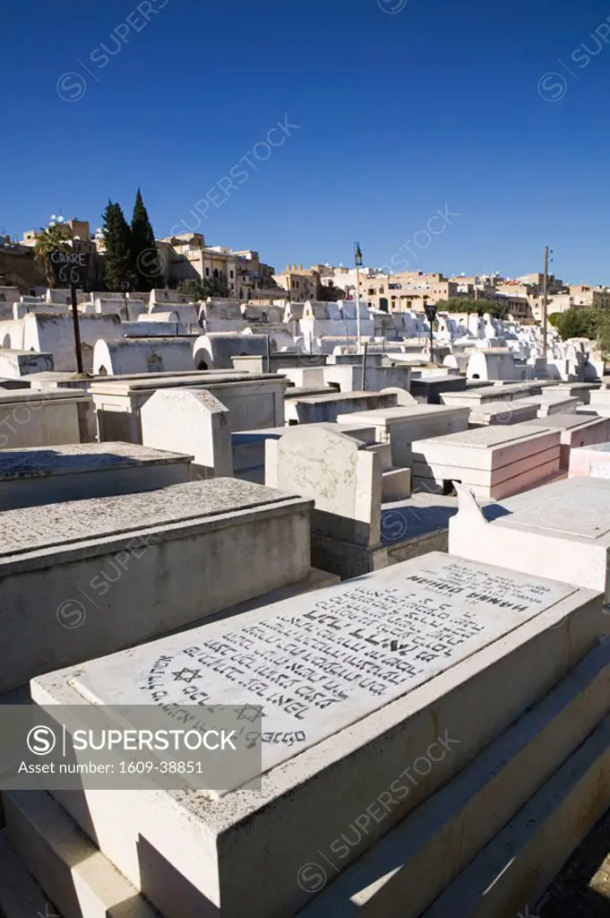 Jewish Tombs, Mellah (Jewish Quarter), Fes, Morocco