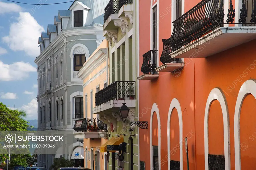 Puerto Rico, San Juan, Old Town, Colonial Architecture