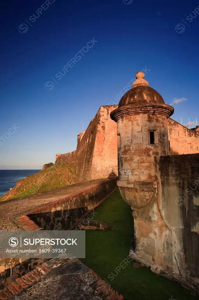 Puerto Rico, San Juan, Old Town, Fuerte San Cristobal Unesco Site