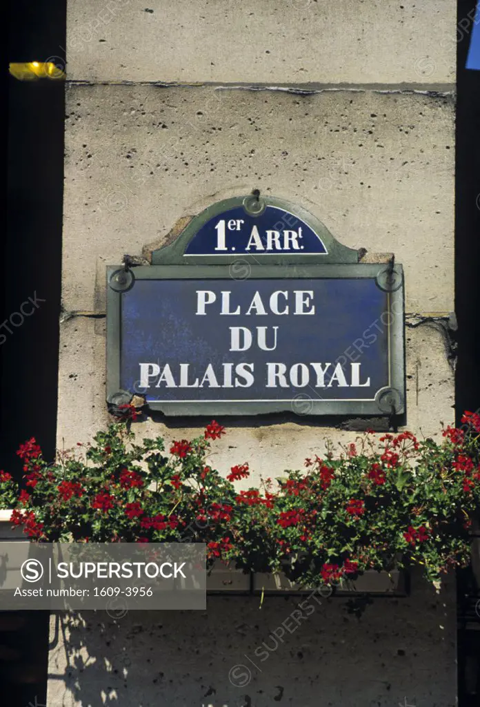Street Sign, Paris, France