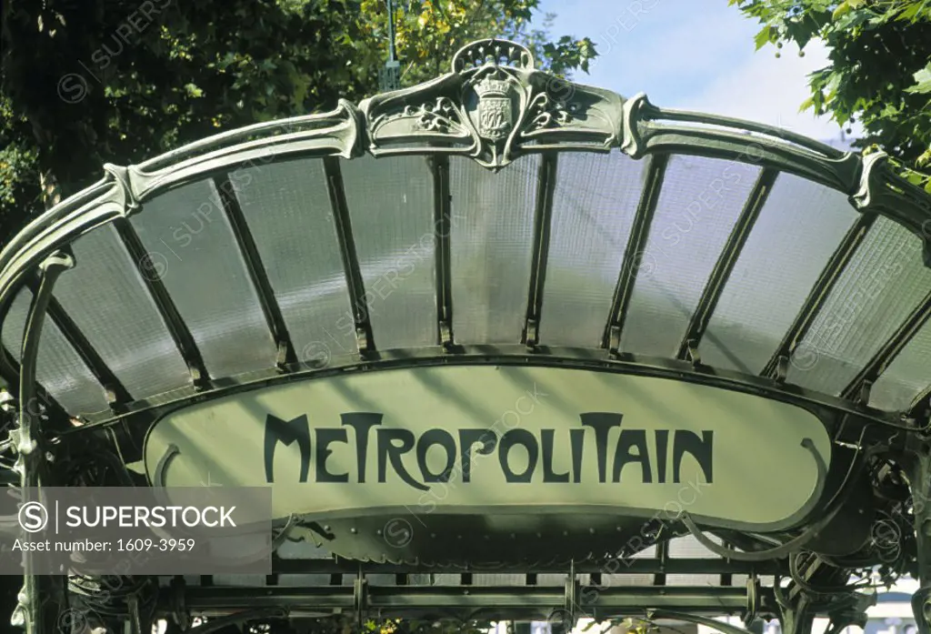 Abbesses Metro, Paris, France