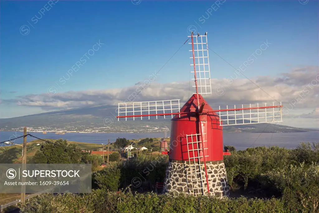 Traditional Windmill, Faial Island, Azores, Portugal