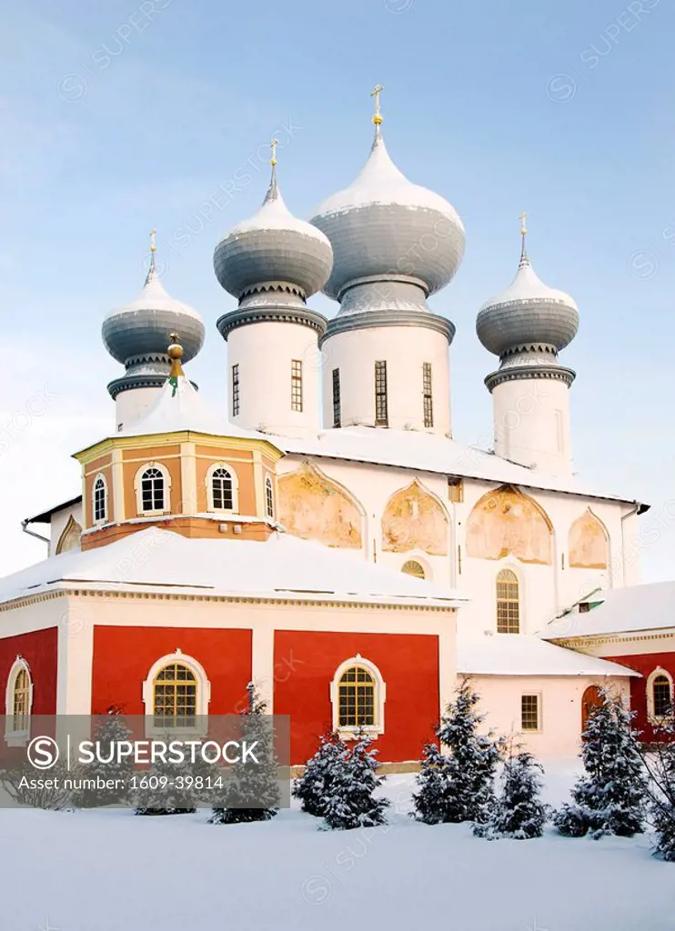 Uspensky Cathedral, Bogorodichno_Uspenskij Monastery, Tikhvin, Leningrad region, Russia