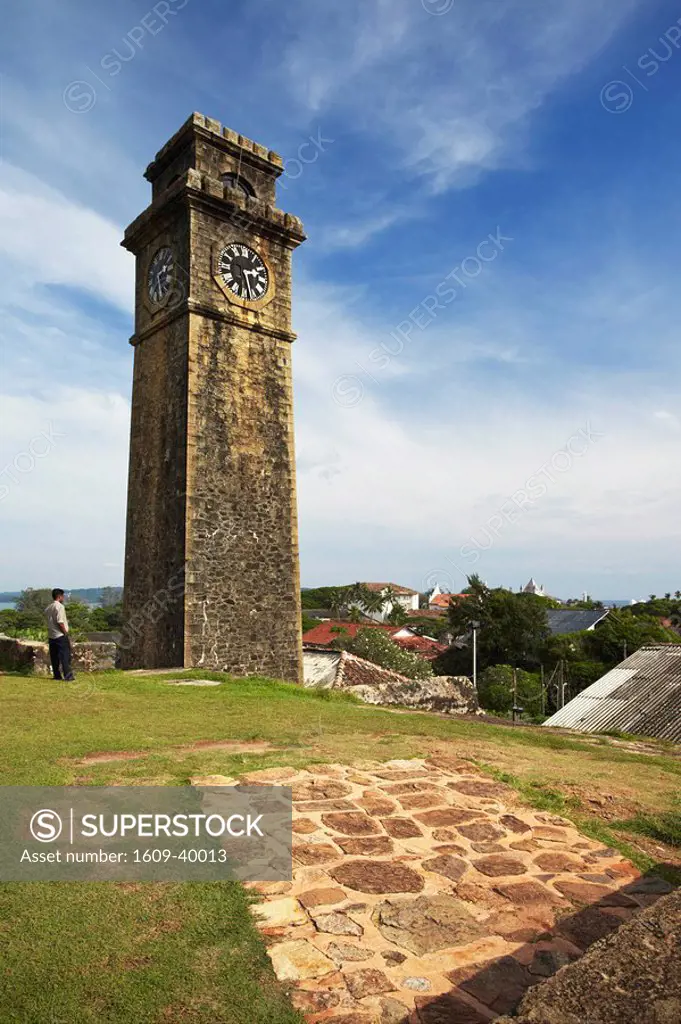 Clock tower in Galle Fort, Galle, Sri Lanka