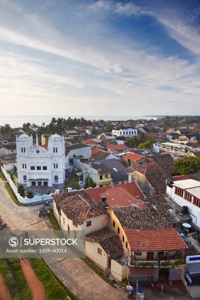View of Old Town inside Galle Fort, Galle, Sri Lanka