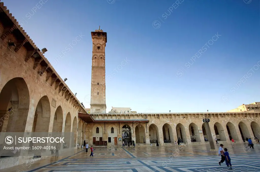 Syria, Aleppo, The Old Town UNESCO Site, Great Mosque Al Jamaa al Kebir