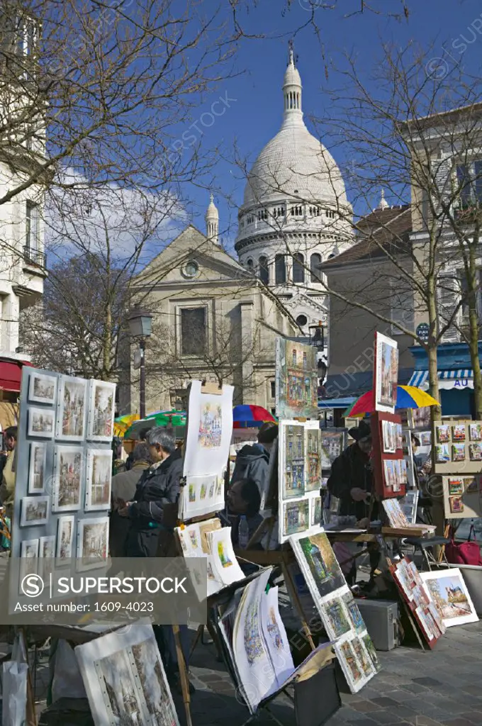 Place du Tetre, Montmartre, Paris, France