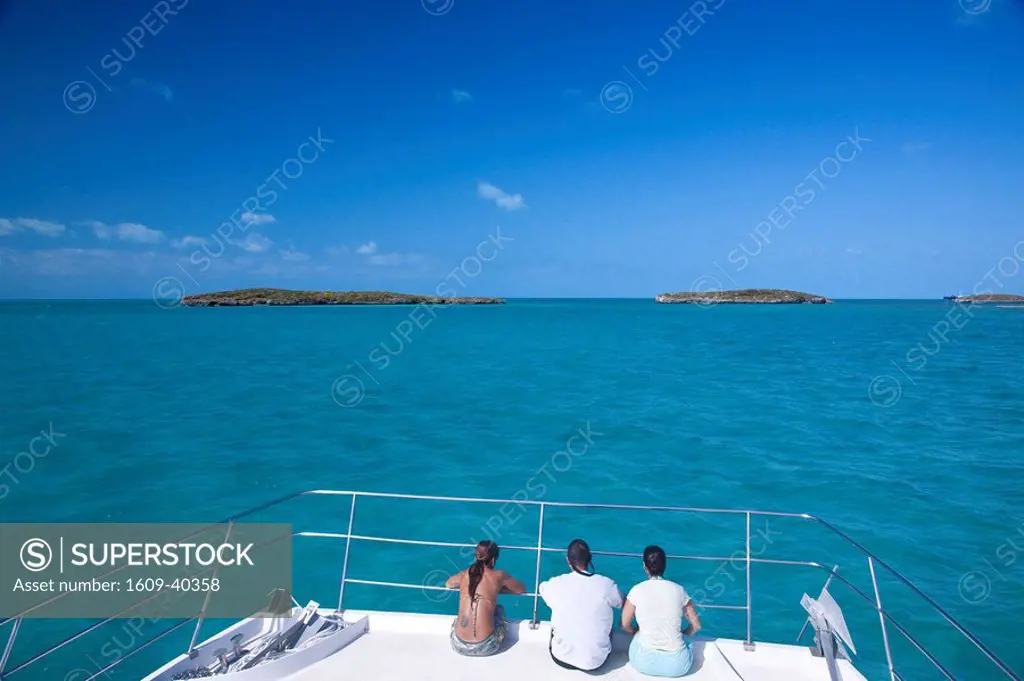 Boat and sea, Providenciales, Turks and Caicos