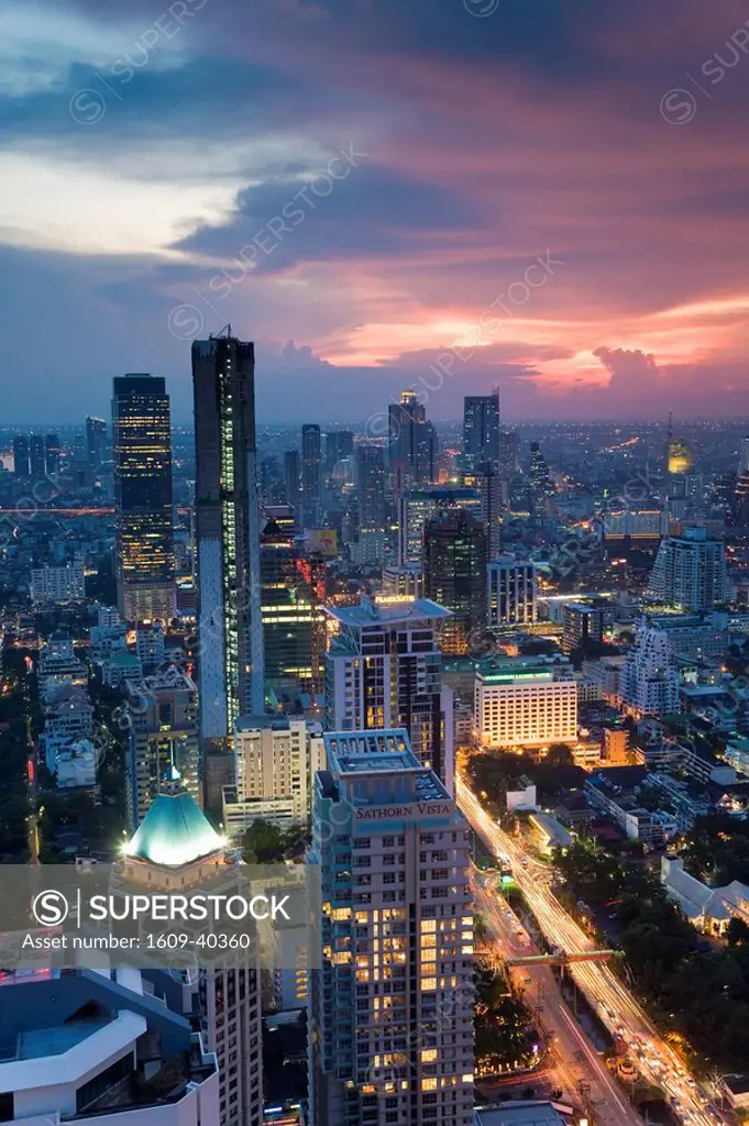 Business district, Bangkok, Thailand