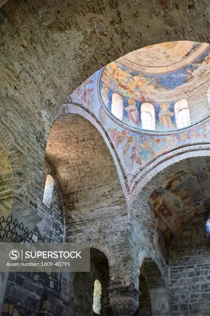 Turkey, Trabzon, Aya Sofya museum, Church of the Divine Wisdom, Biblical Frescoes on dome