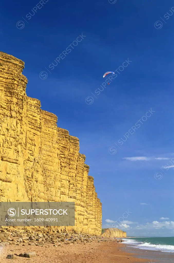 England, Dorset, Cliffs at West Bay