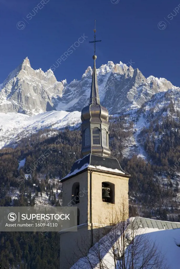Eglise St-Michel,  Chamonix, Haute Savoie, France