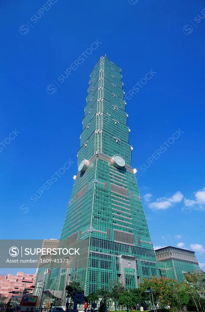 Taiwan, Taipei, Taipei 101 Skyscraper 1667 feet