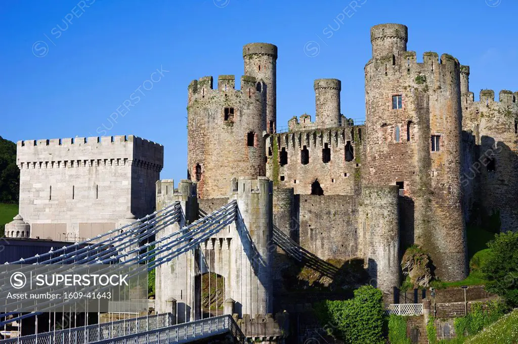 Wales, Gwynedd, Conwy Castle