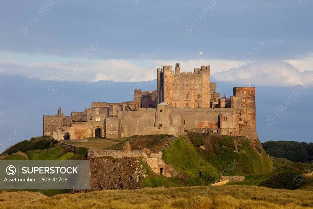 England, Northumberland, Bamburgh, Bamburgh Castle