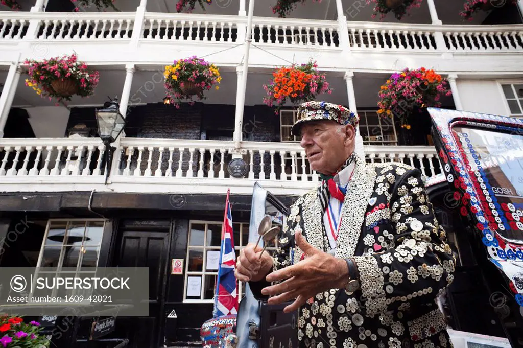England, London, Pearly King