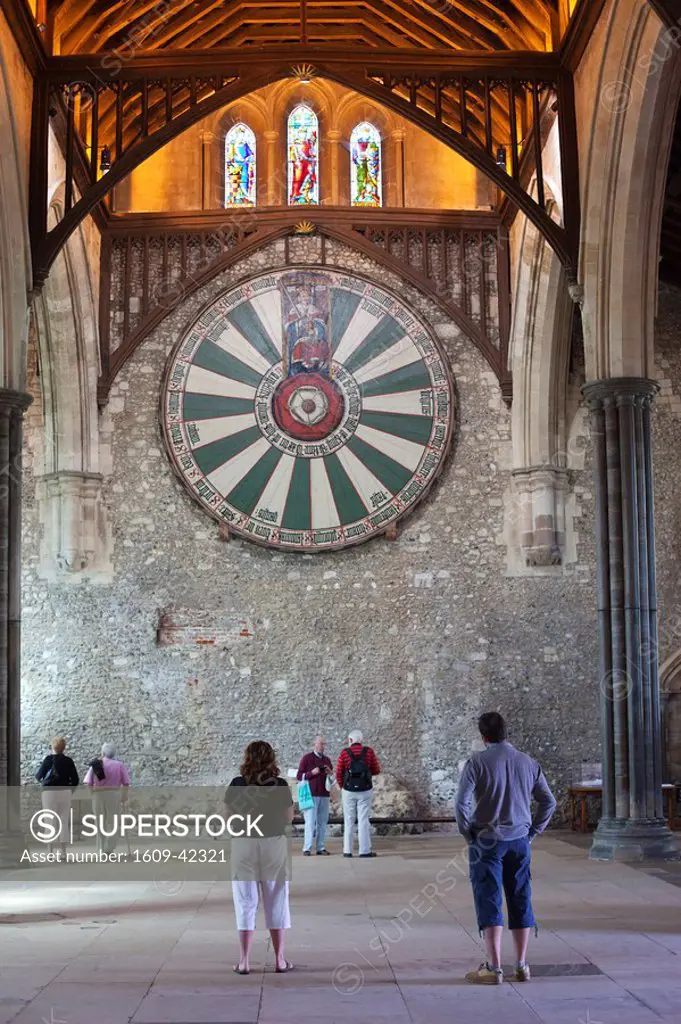 England, Hampshire, Winchester, The Great Hall, The Arthurian Round Table
