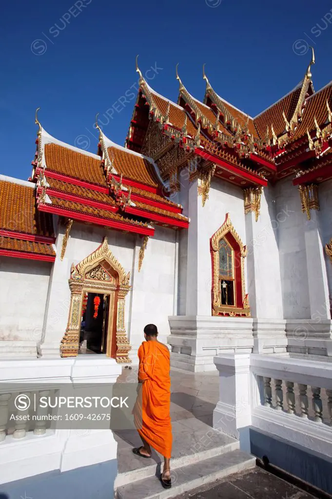 Thailand, Bangkok, Marble Temple, Wat Benchamabophit