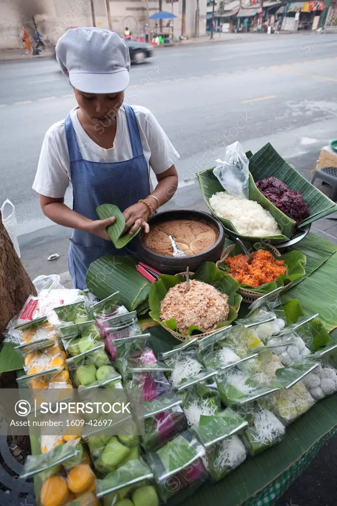 Thailand, Bangkok, Roadside Food Vendor