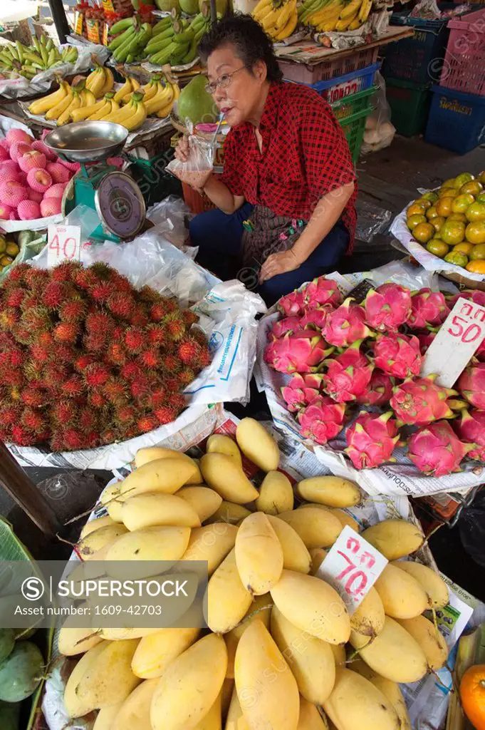 Thailand, Bangkok, Fruit Vendor