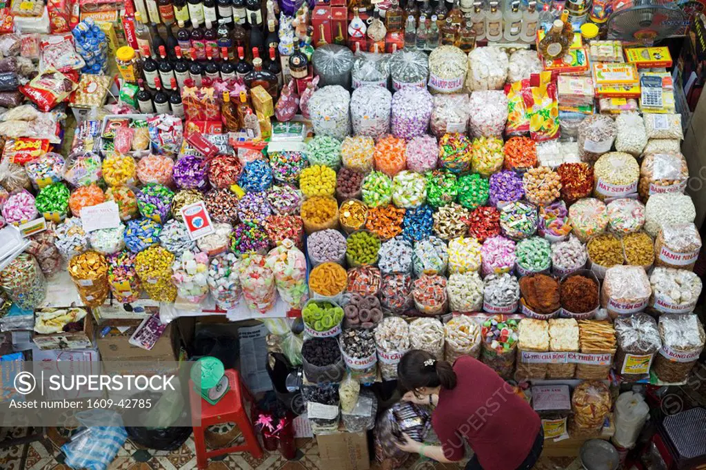 Vietnam, Danang, Han Market, Sweet Shop