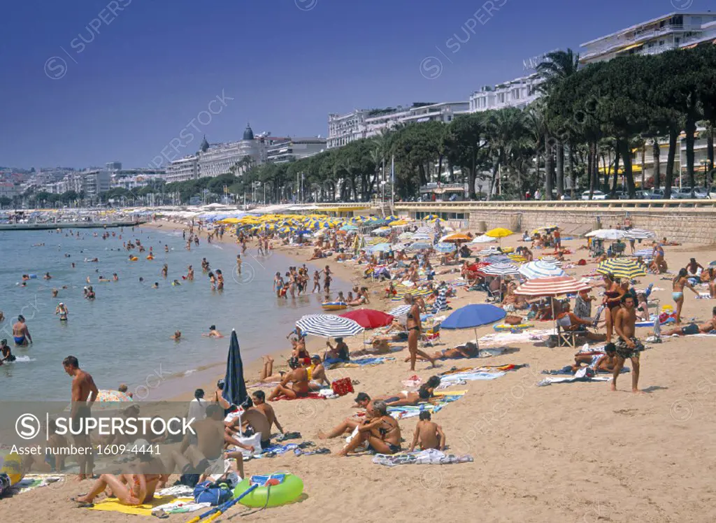 Beach at Cannes, Cote D´Azur, France